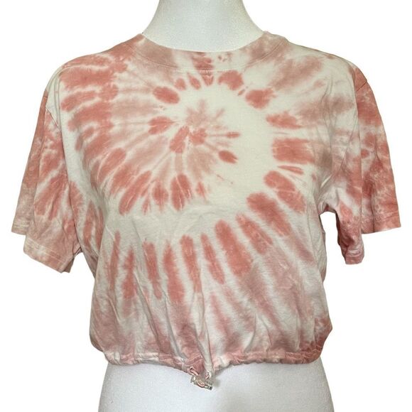 Victoria’s Secret tie die crop top with cinch accent - Picture 3 of 6